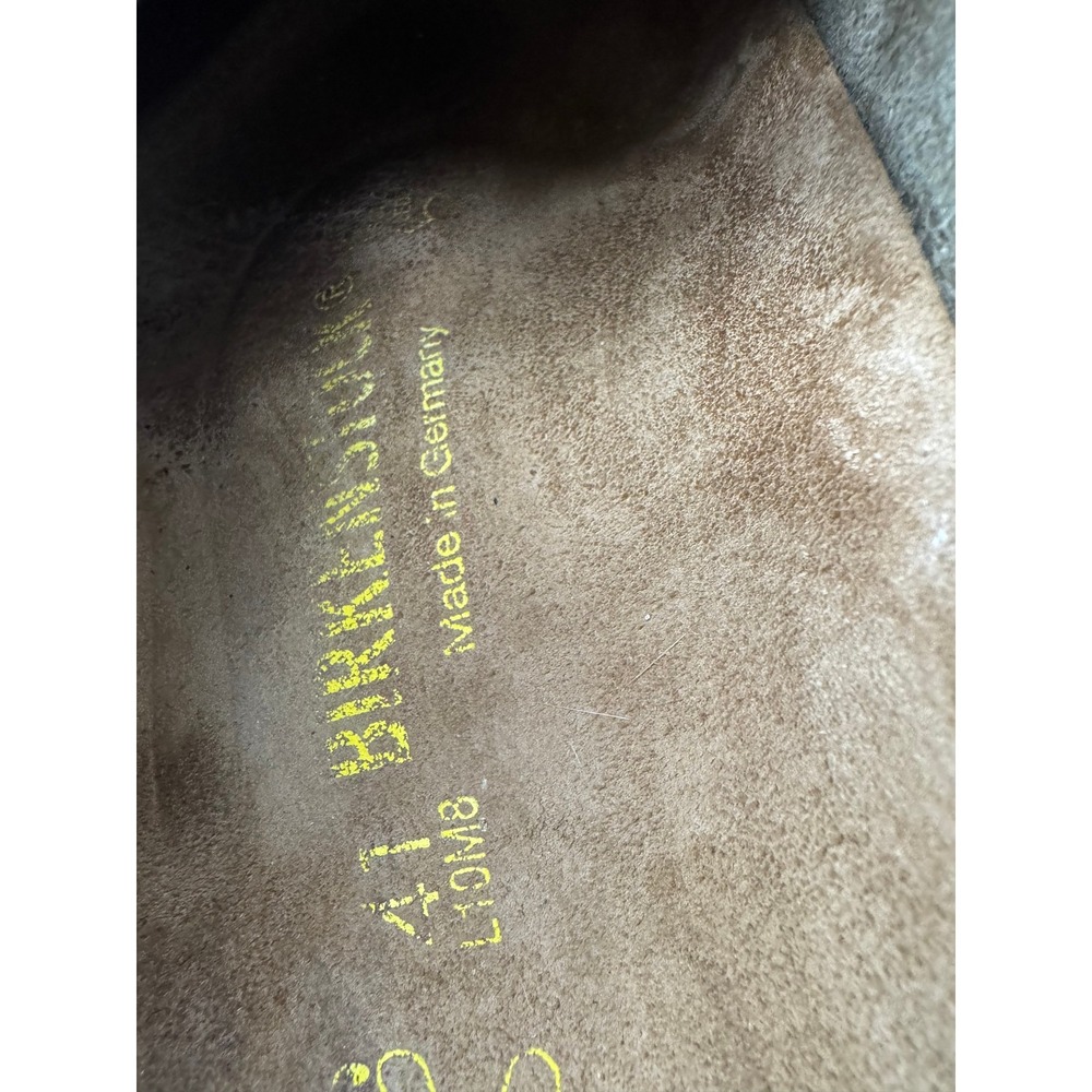 Authentic Birkenstock Boston Suede Clog Size 41 Regular Pre-2017 Yellow Print - Picture 7 of 16